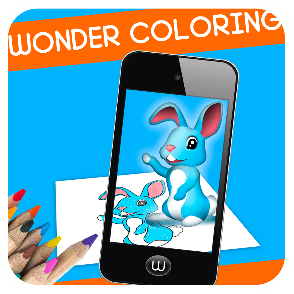 Logotype de l'application de réalité augmentée Wonder Coloring